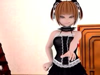 Cartoon of tiny Hentai horny white wife spreading for dog